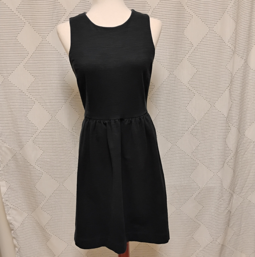Madewell Sleeveless Black Mini Dress